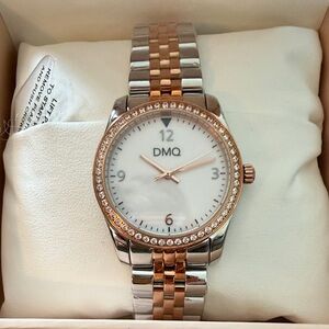 Diamonique x Amy Stran Everyday Essentuals Two-Tone Women's Watch - New in Box
